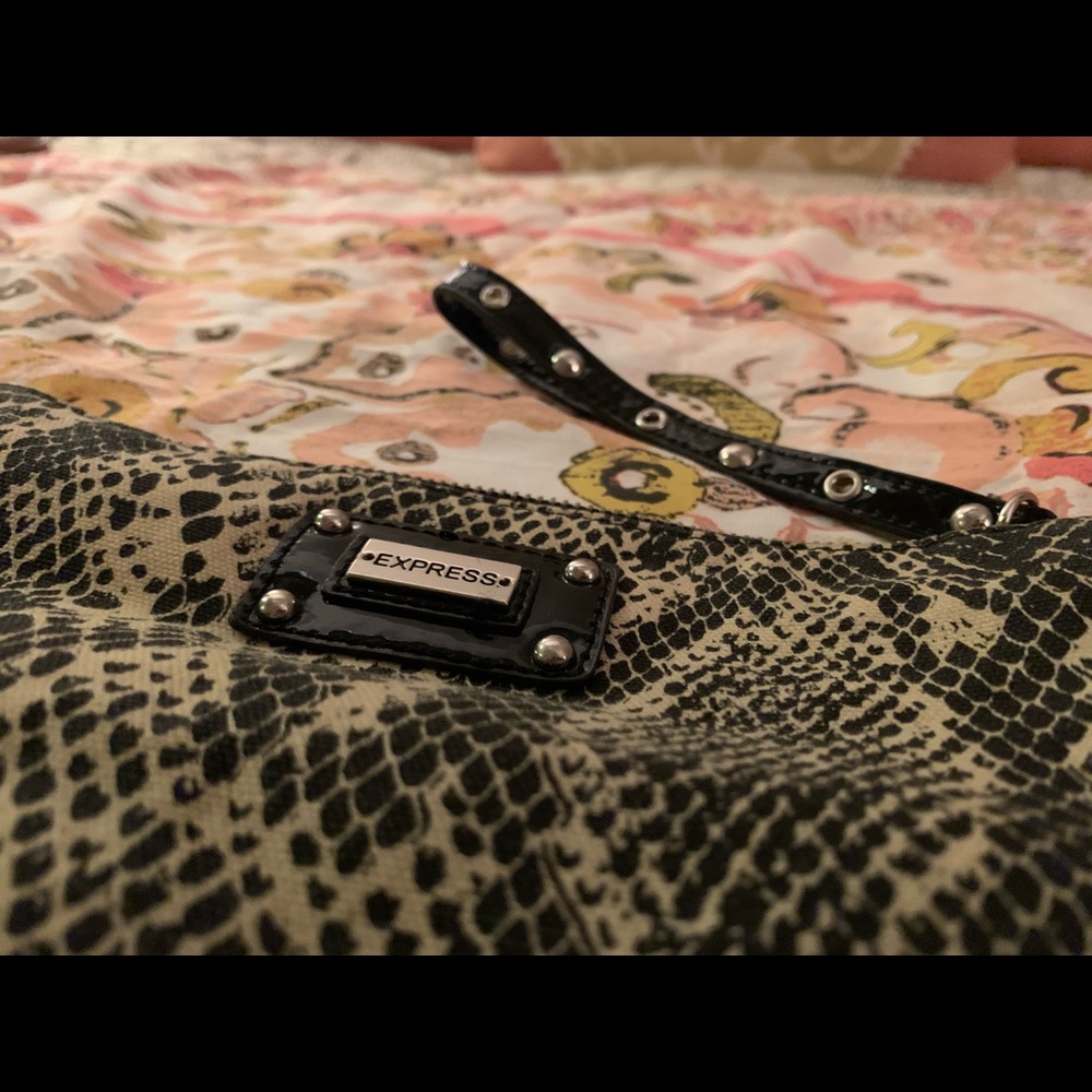 Small snake skin wristlet.